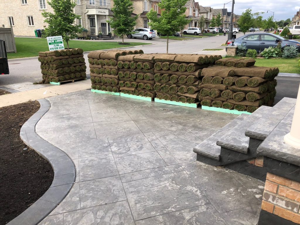 new sod grass delivery in vaughan ontario 