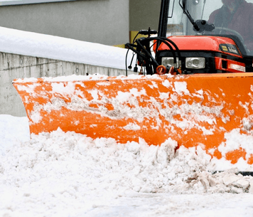 Industrial Snow Removal Company Plow Truck