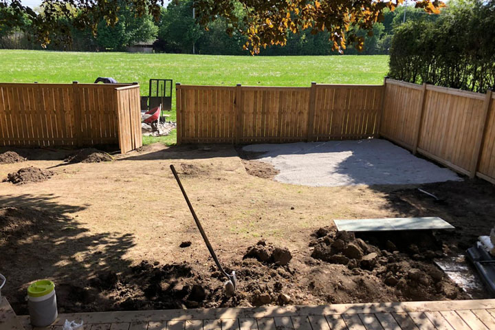 Toronto Sod Installation Before Image